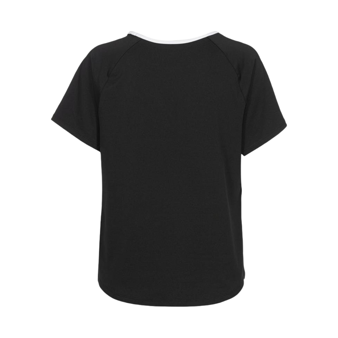 (W) 나이키 에어 드라이핏 티셔츠 블랙 화이트 - 아시아((W) Nike Air Dri-Fit T-Shirt Black White - Asia) - 2