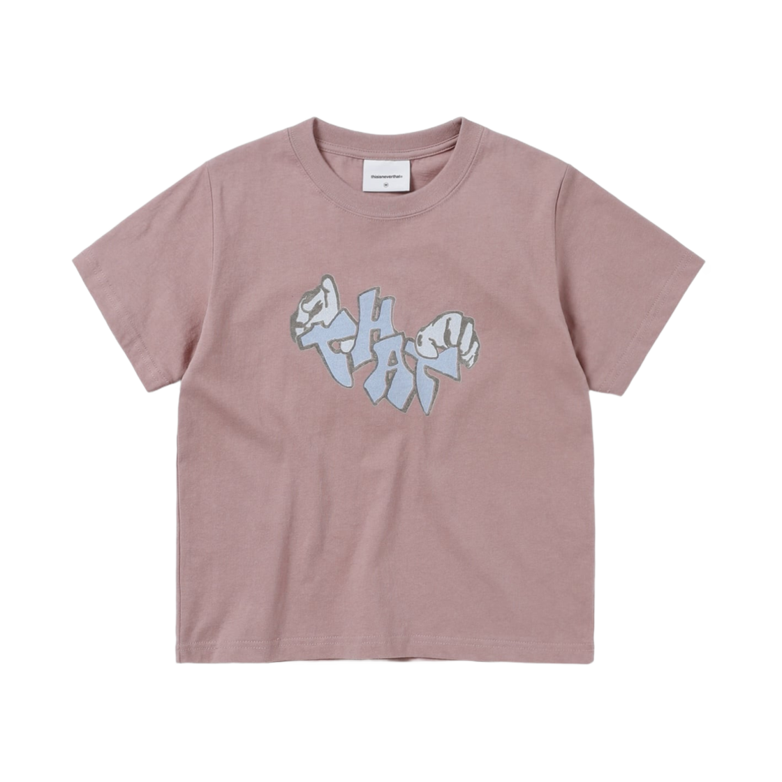 (W) 디스이즈네버댓 댓 핸즈 티셔츠 더스티 핑크((W) Thisisneverthat That Hands T-Shirt Dusty Pink) - 1
