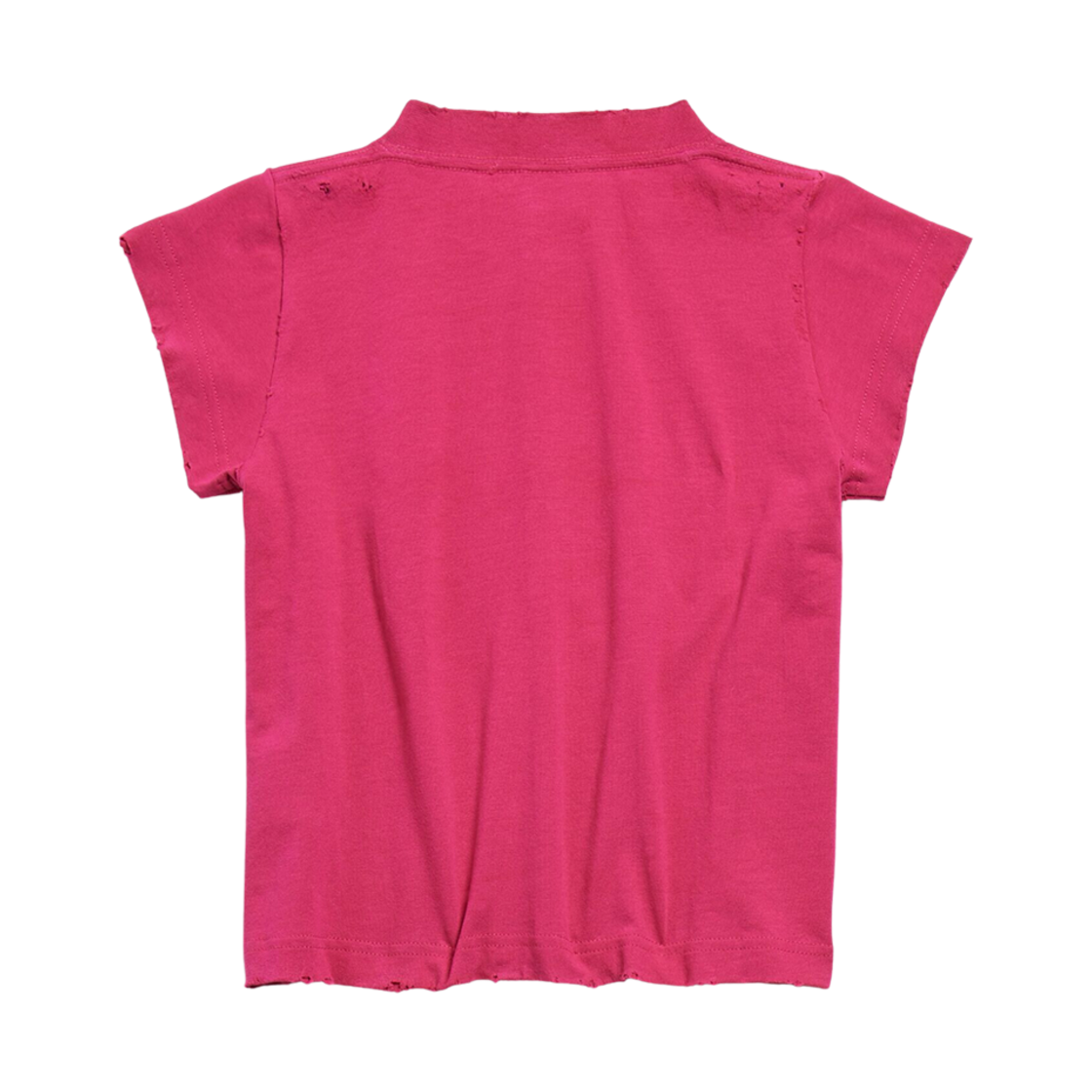 (W) 발렌시아가 차오 벨로 슈렁크 티셔츠 핑크((W) Balenciaga Ciao Bello Shrunk T-Shirt Pink) - 2