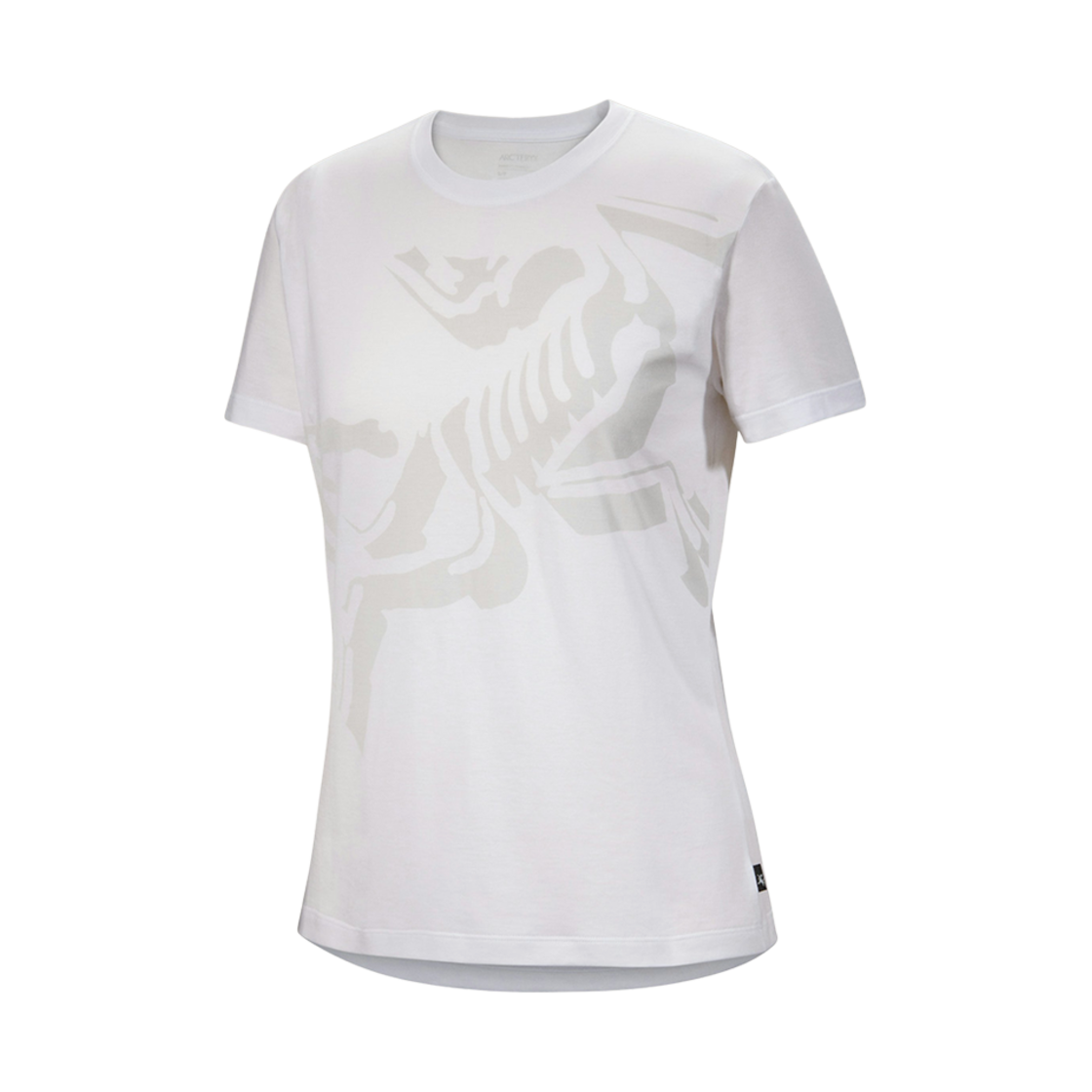 (W) 아크테릭스 벌드 코튼 티셔츠 화이트 라이트((W) Arc'teryx Bird Cotton T-Shirt White Light) - 1