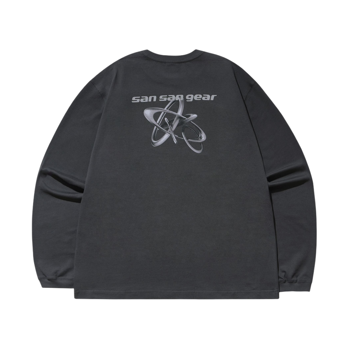 산산기어 로고 롱슬리브 차콜 - 23FW(Sansan Gear Logo Long Sleeves Charcoal - 23FW) - 2