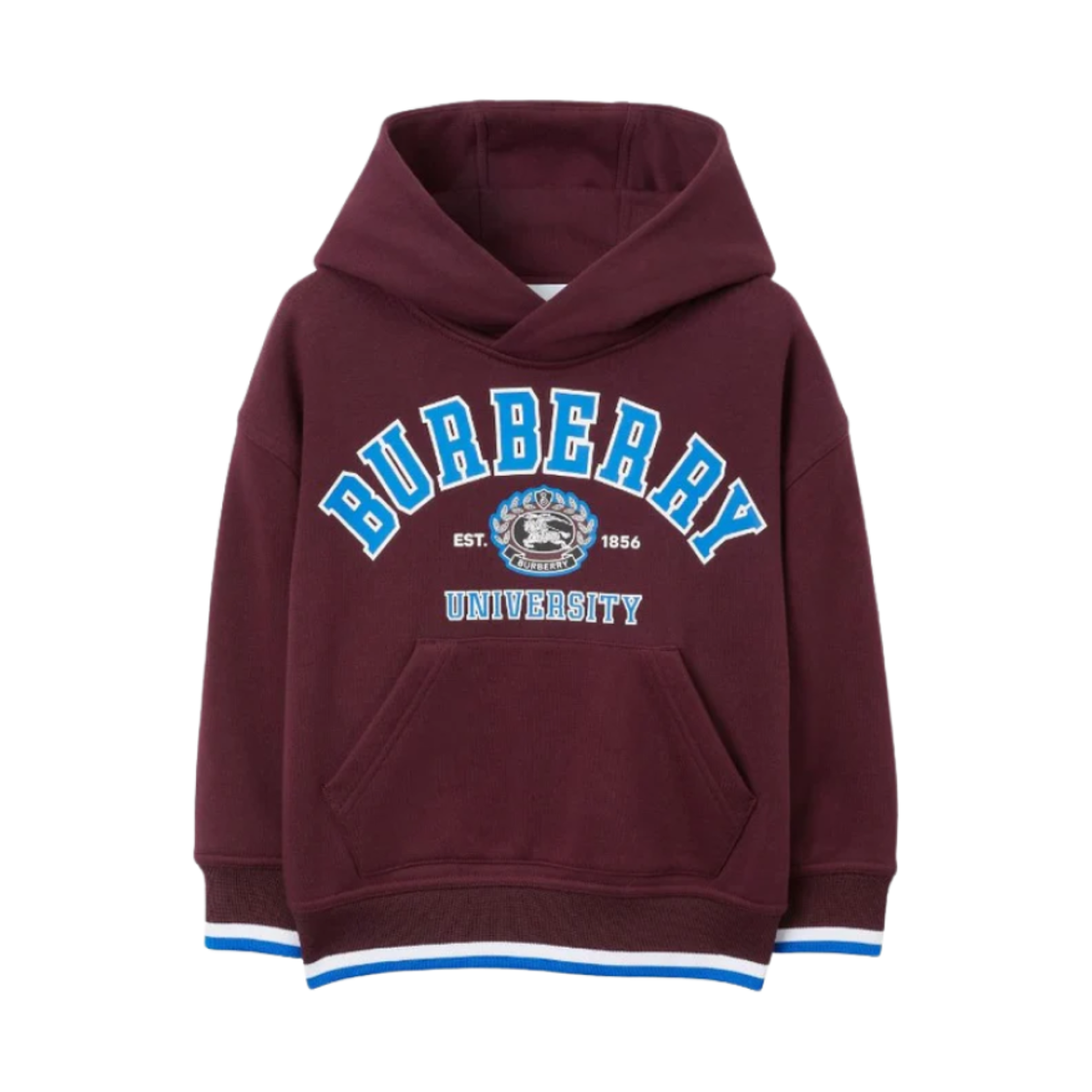 8069183 (Kids) Burberry College Graphic Cotton Hoodie Prune