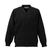 CDG V-Neck School Cardigan Black