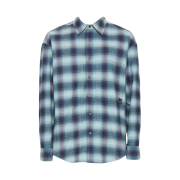 Wooyoungmi Check Shirt Blue - 22FW