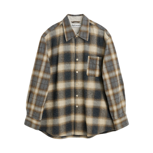 M4242AD Our Legacy Above Shirt Doyle Check Lagger Flannel