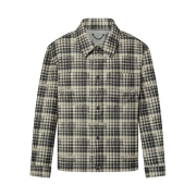Louis Vuitton Checked Denim Overshirt Black