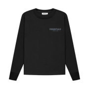 (Kids) Essentials Long Sleeve T-Shirt Black - 21SS