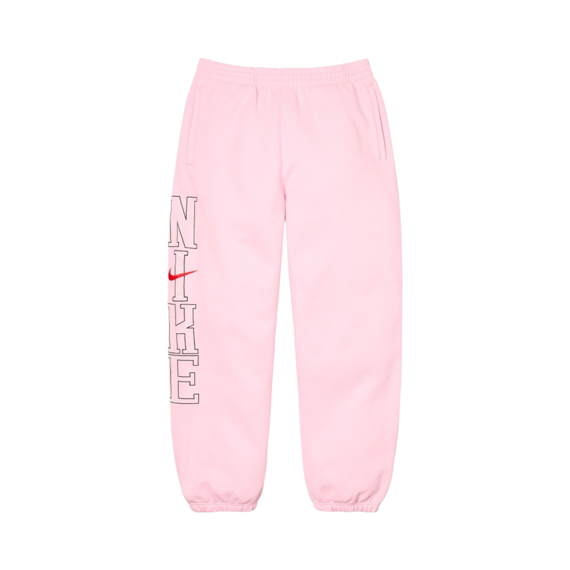 슈프림 x 나이키 스웨트팬츠 라이트 핑크 - 24SS