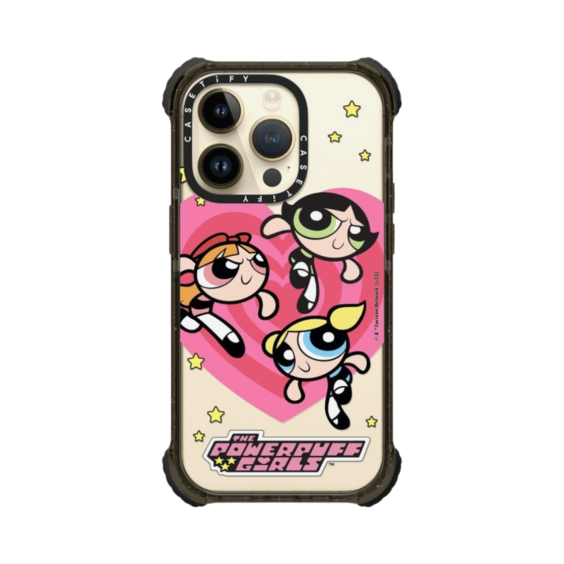 케이스티파이 x 파워퍼프걸 아이폰 하트 울트라 임팩트 범퍼 케이스 클리어 블랙(Casetify x The Powerpuff Girls iPhone Heart Ultra Impact Bumper Case Clear Black) - 4