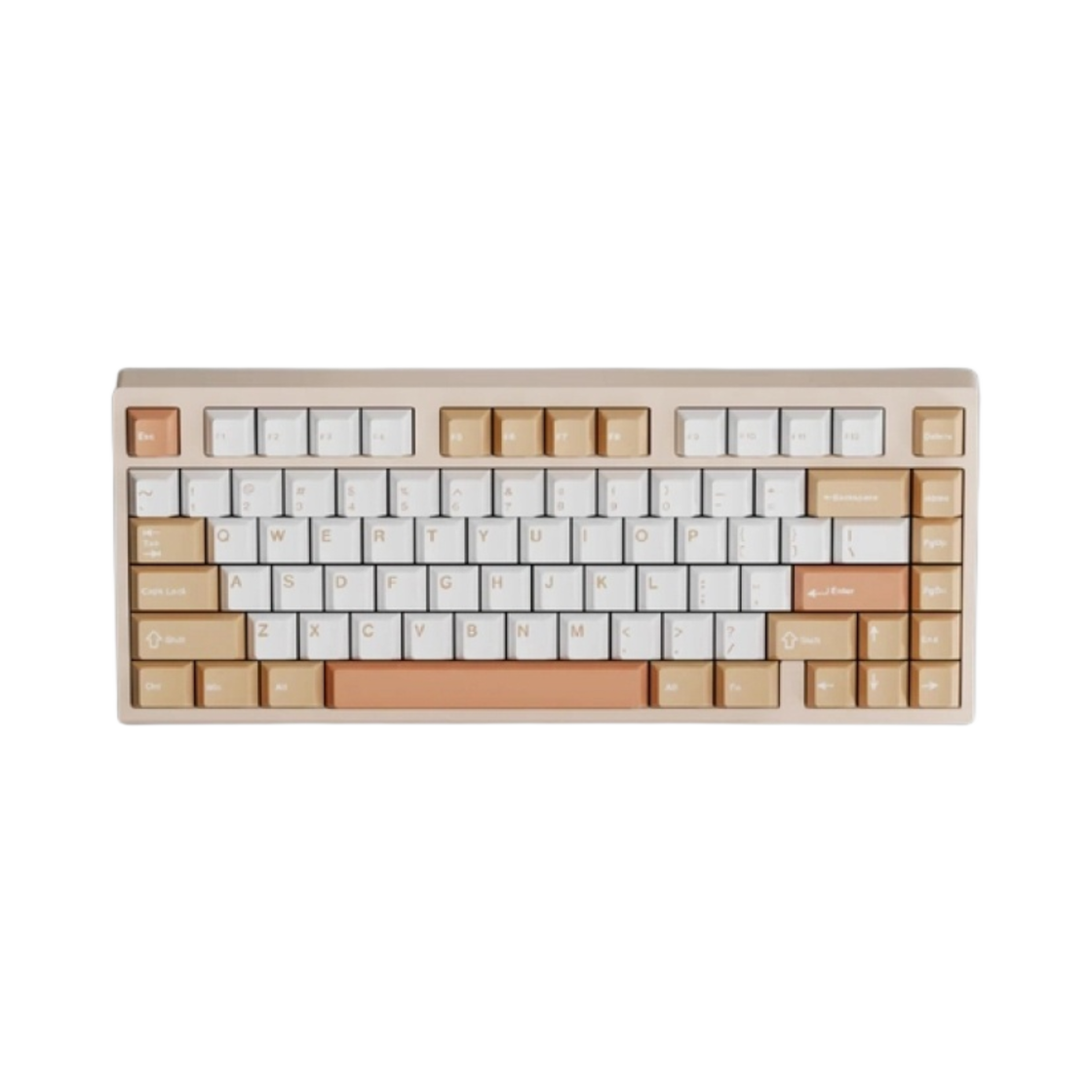 - SC Studio Bridge 75 Plus Wired/Wireless PCB Gasket Mount ME Keyboard Princess Switch Spray Coated Milky White English Layout (Korean Ver.)