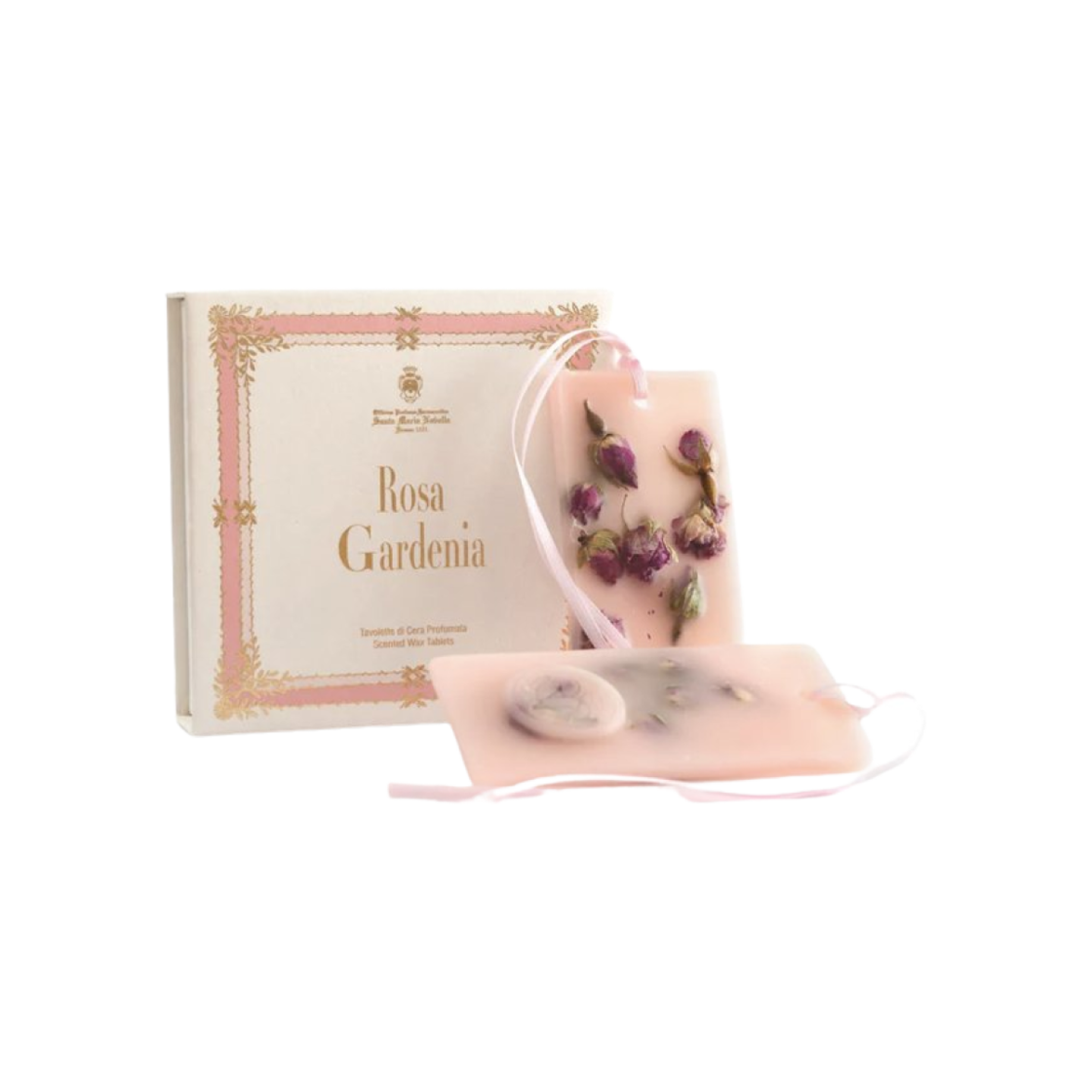 - Santa Maria Novella 1221 Wax Tablets Rosa Gardenia