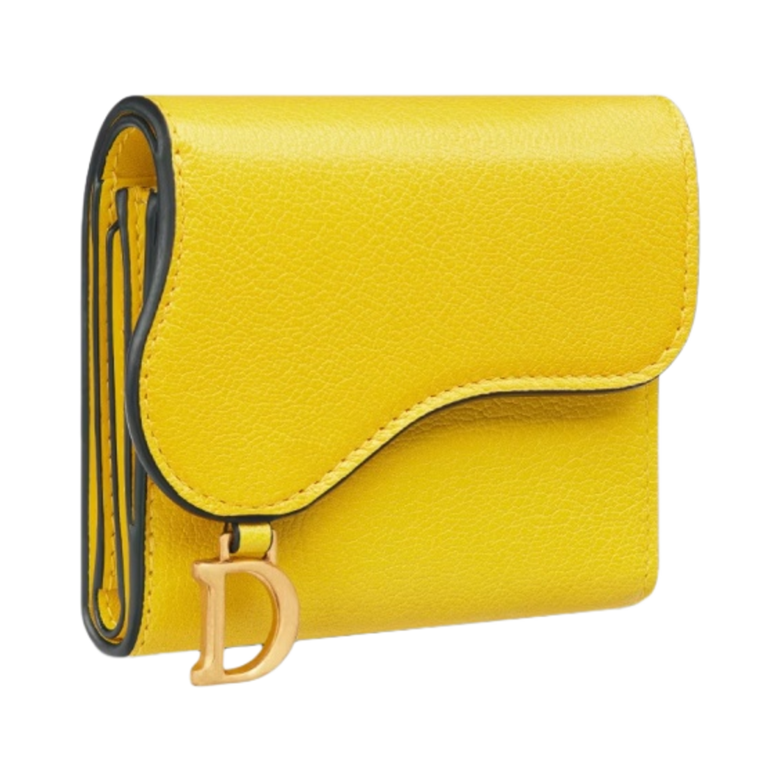 디올 새들 로터스 지갑 고트스킨 옐로우(Dior Saddle Lotus Wallet Goatskin Yellow) - 2