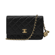 Chanel Wallet On Chain Lambskin & Gold Black