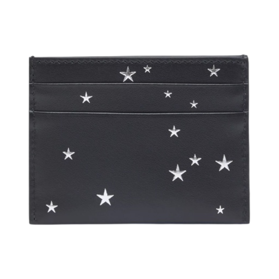 버버리 스타 프린트 레더 TB 카드 케이스 블랙(Burberry Star Print Leather TB Card Case Black) - 3