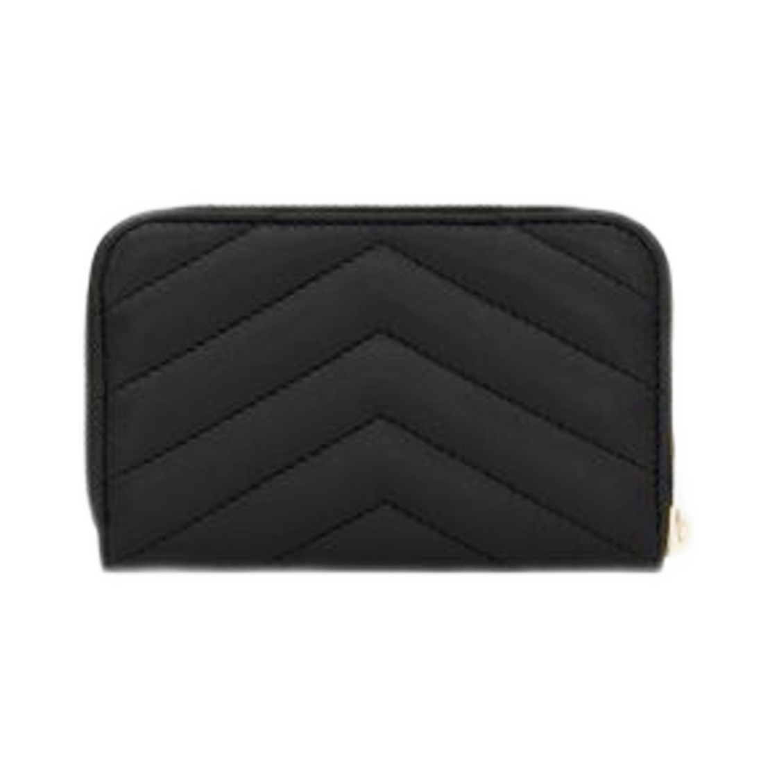 753788-AAA44-1000 Saint Laurent Cassandre Matelasse Coin Card Wallet In Lambskin Black - #2
