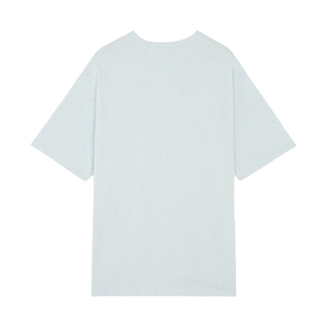 메종 키츠네 바이브런트 폭스헤드 이지 티셔츠 블루 헤이즈 멜란지(Maison Kitsune Vibrant Fox Head Easy T-Shirt Blue Haze Melange) - 2
