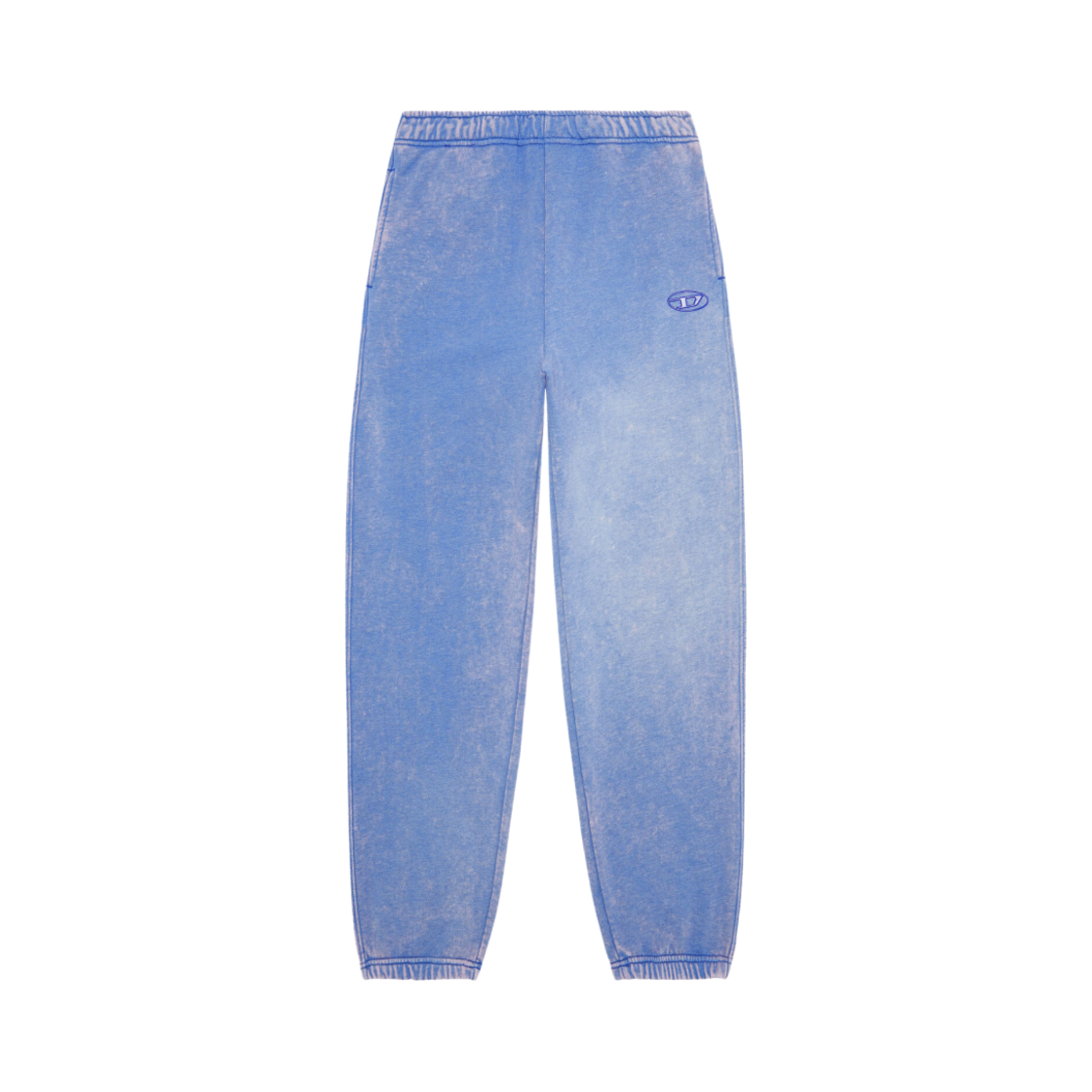 디젤 P-마키 로고 오버다이드 트랙 팬츠 라이트 블루