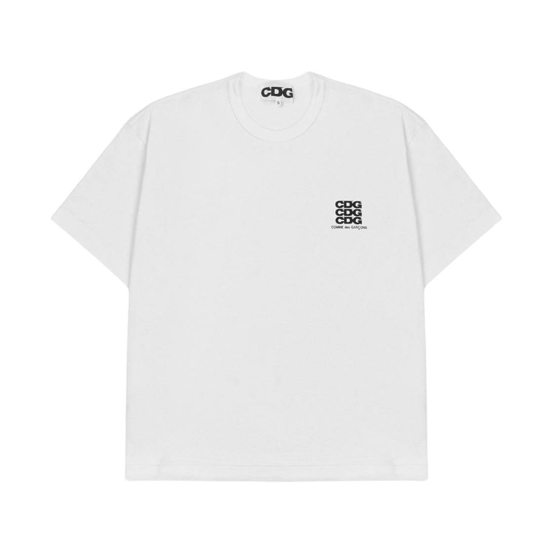 CDG 오버사이즈 티셔츠1 화이트(CDG Oversized T-Shirt1 White)