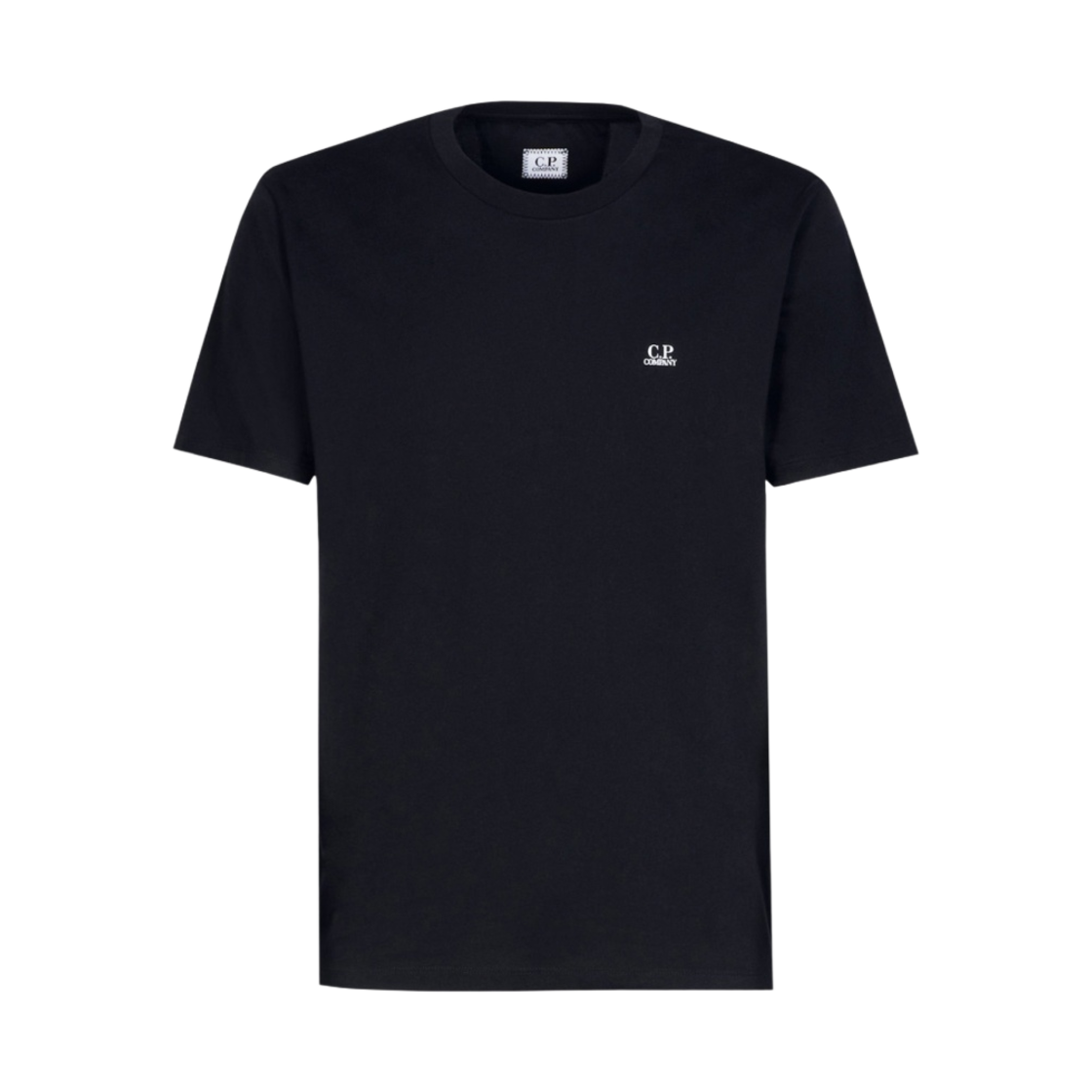12CMTS046A005100W999 C.P. Company 30/1 Jersey Small Logo T-Shirt Black - 22SS