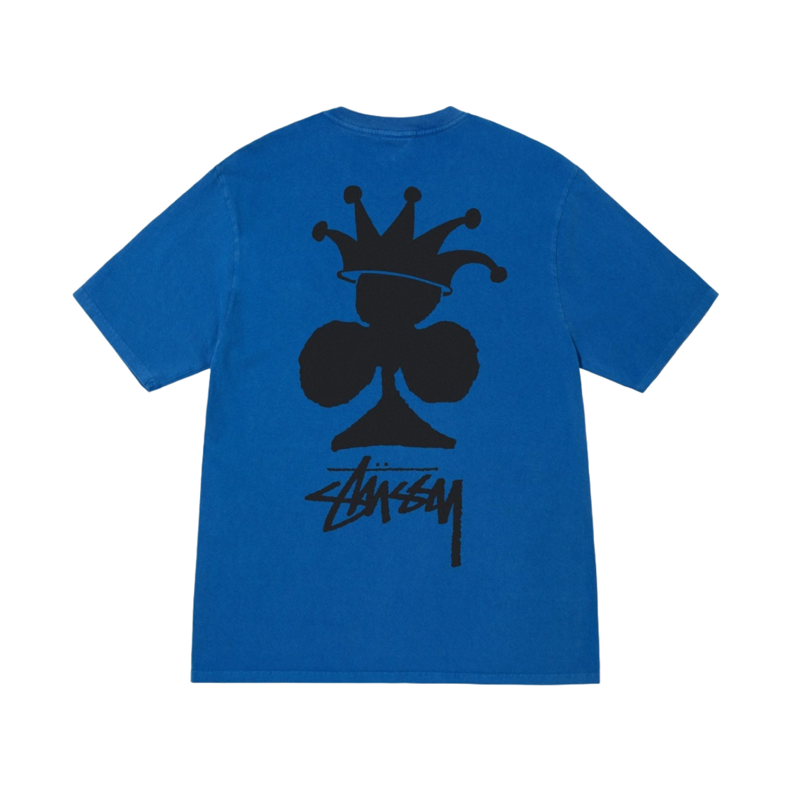 스투시 클럽 크라운 피그먼트 다이드 티셔츠 블루(Stussy Club Crown Pigment Dyed T-Shirt Blue) - 1