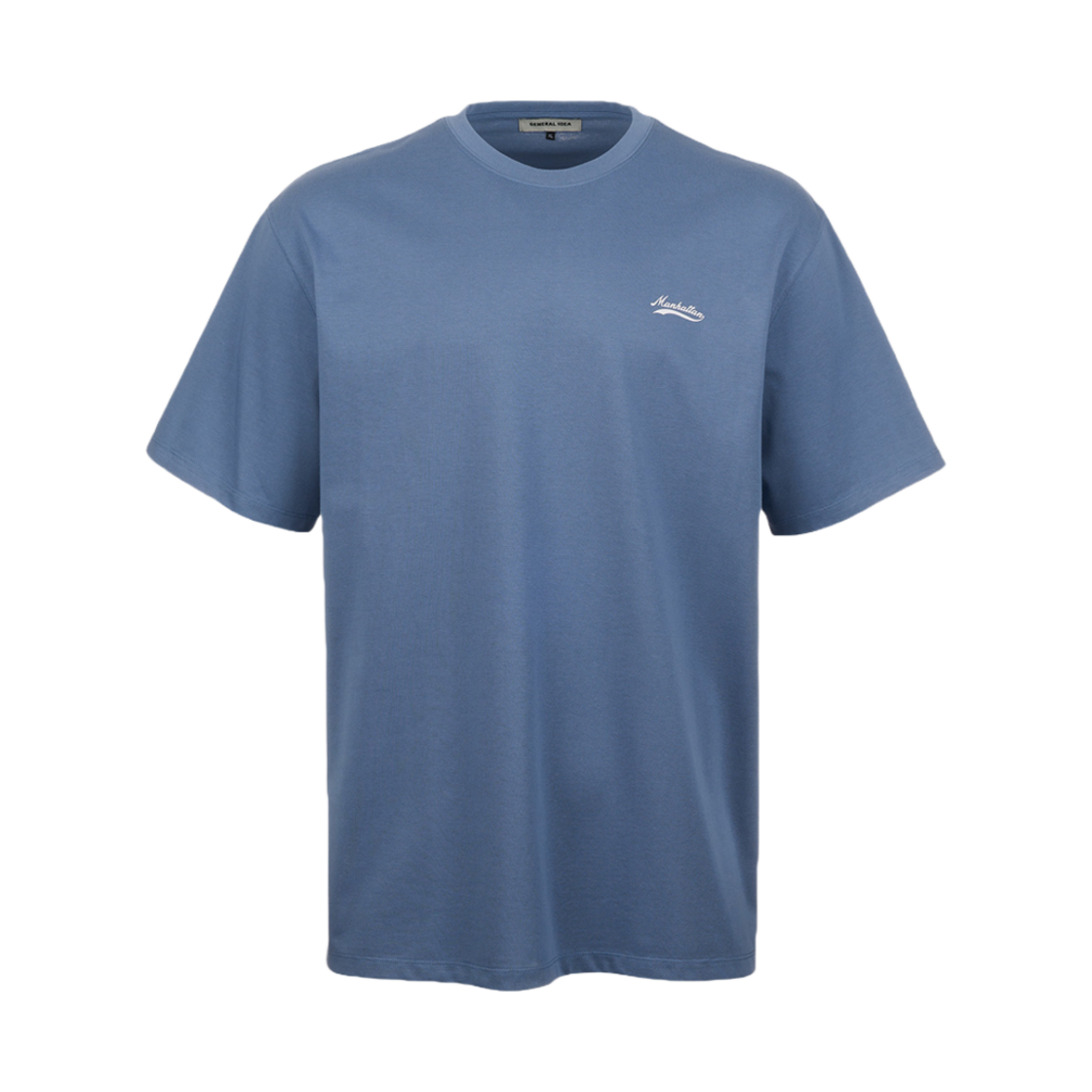 제너럴아이디어 유니섹스 맨하탄 반팔 티셔츠 스모크블루