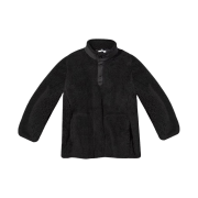 Uniqlo x White Mountaineering WPJ Fleece OverSized Long Sleeve Pullover Black