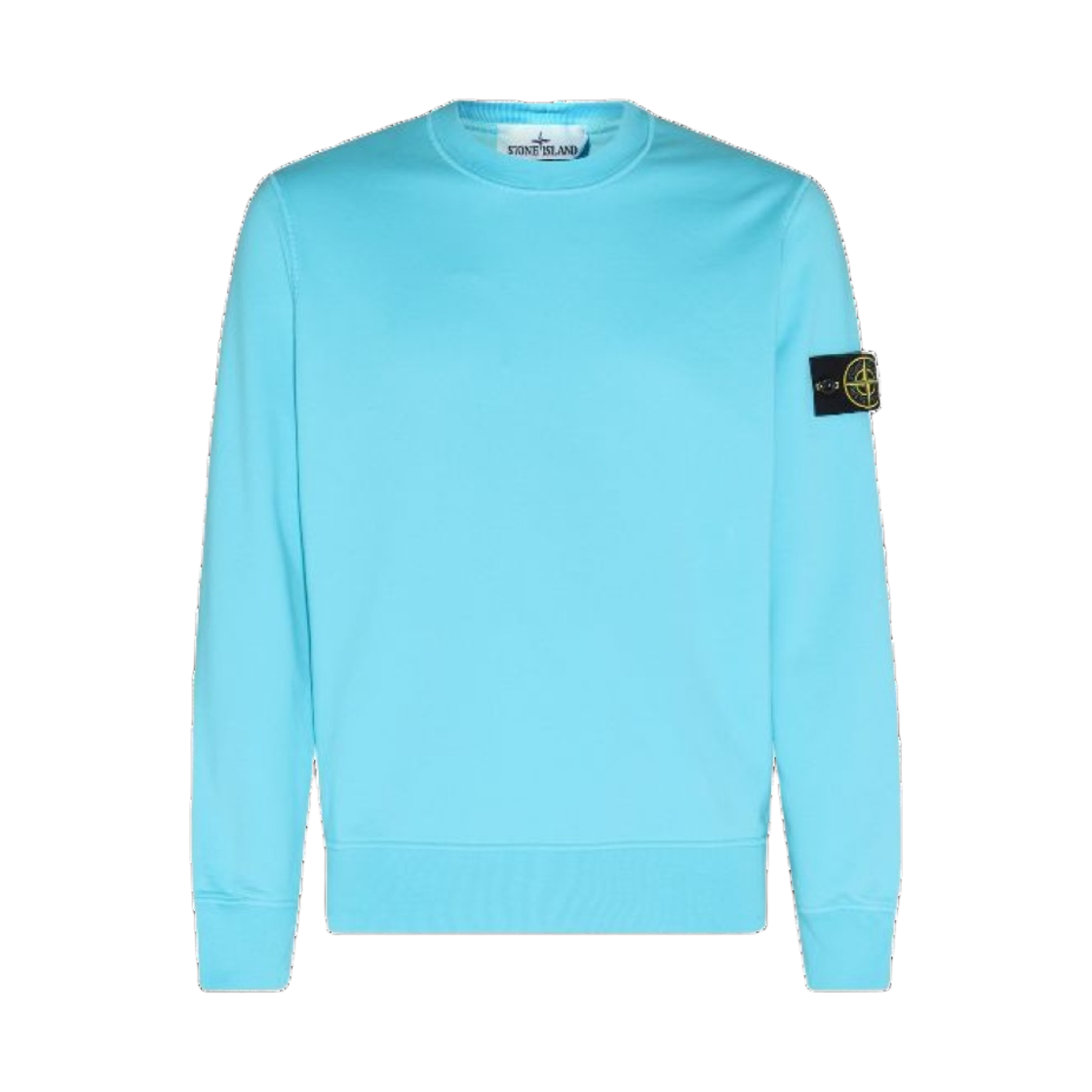 스톤 아일랜드 63051 코튼 플리스 가먼트 다이드 스웨트셔츠 터콰이즈 - 23SS(Stone Island 63051 Cotton Fleece Garment Dyed Sweatshirt Turquoise - 23SS) - 1