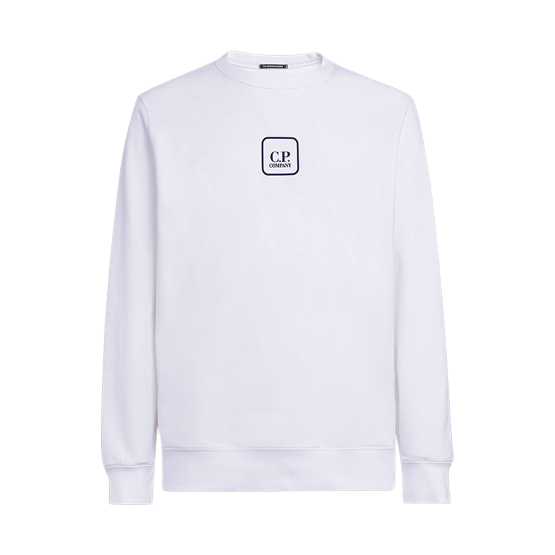 15CLSS050A006452W101 C.P. Company Metropolis Series Stretch Fleece Printed Sweatshirt White - 23FW
