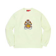 Supreme Crest Crewneck Light Green - 23SS