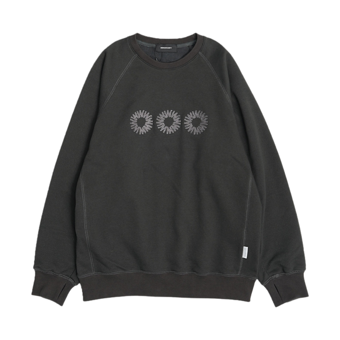 999휴머니티 EVD 스웨트 맨투맨 모시 그린(999Humanity EVD Sweat MTM Mossy Green)