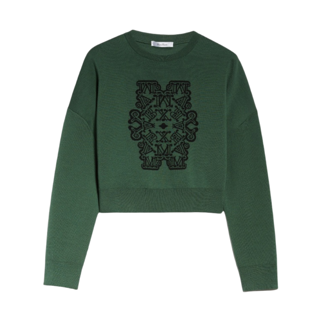 SIR-013 (W) Max Mara Sir Virgin Wool Sweater Green