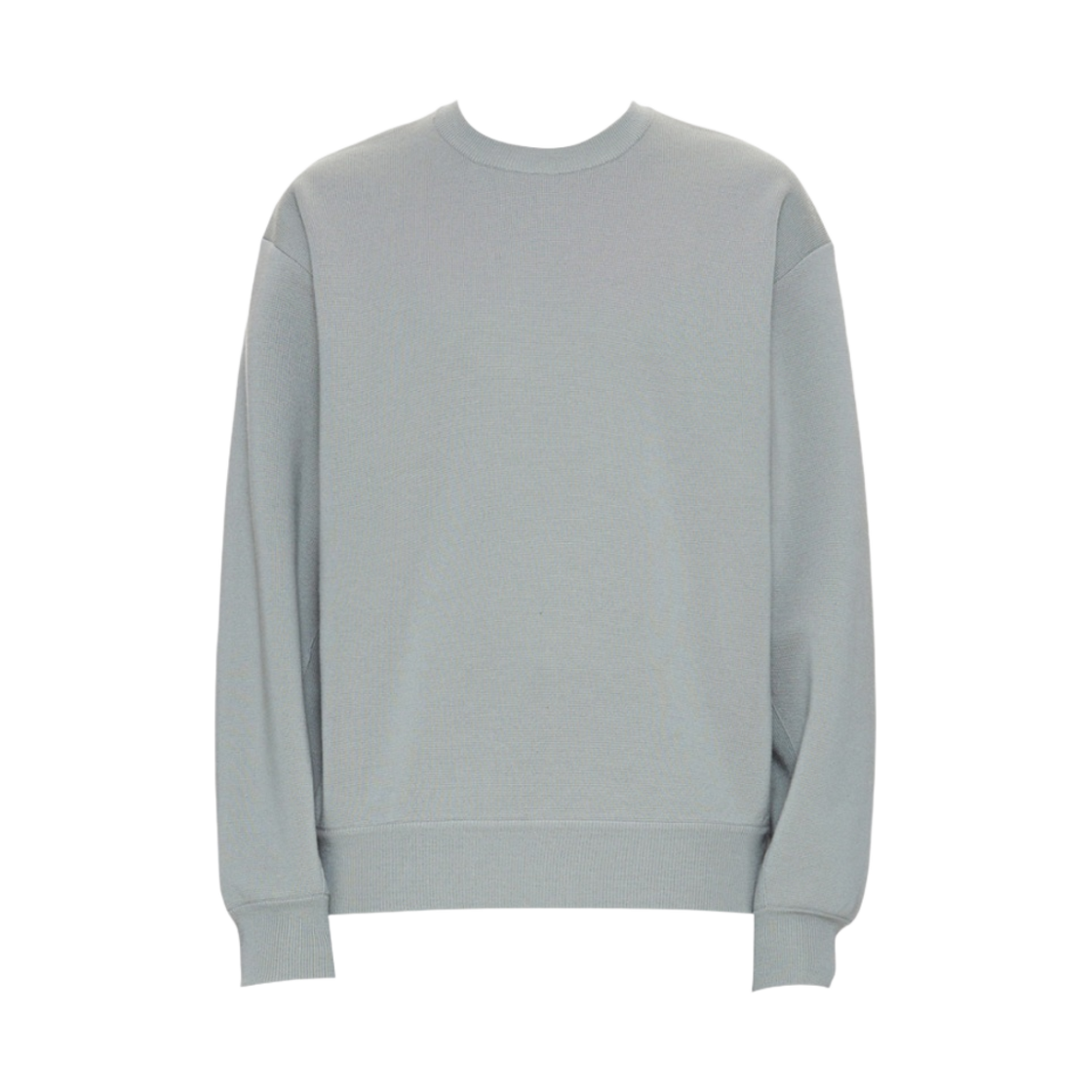 우영미 울 레더 라벨 니트 그레이 - 22FW(Wooyoungmi Wool Leather Label Knit Grey - 22FW) - 1
