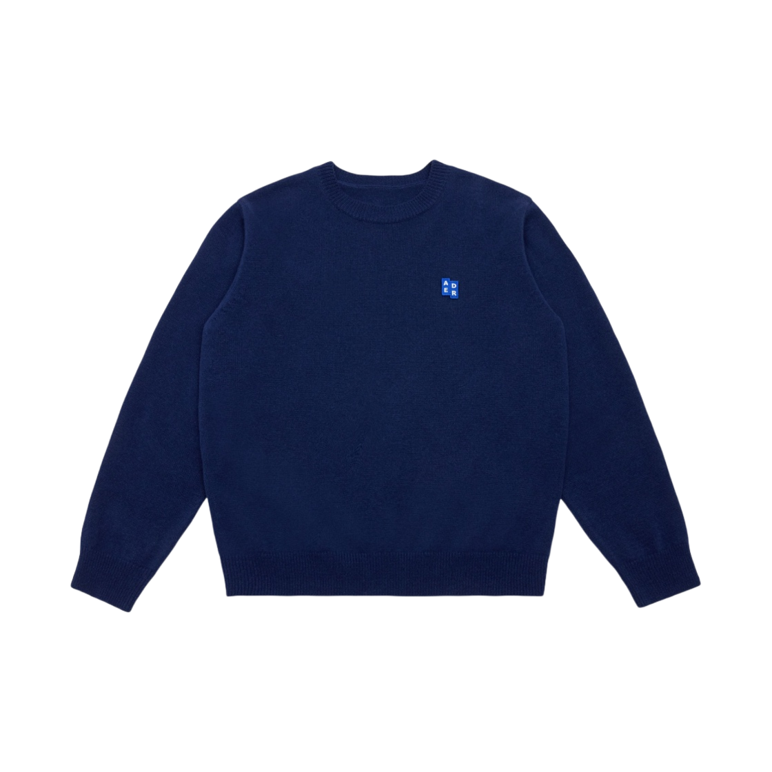 아더에러 시그니피컨트 TRS 태그 니트 01 네이비(Ader Error Sig; TRS Tag Knit 01 Navy)
