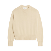 AMI de Coeur Crewneck Sweater Vanilla