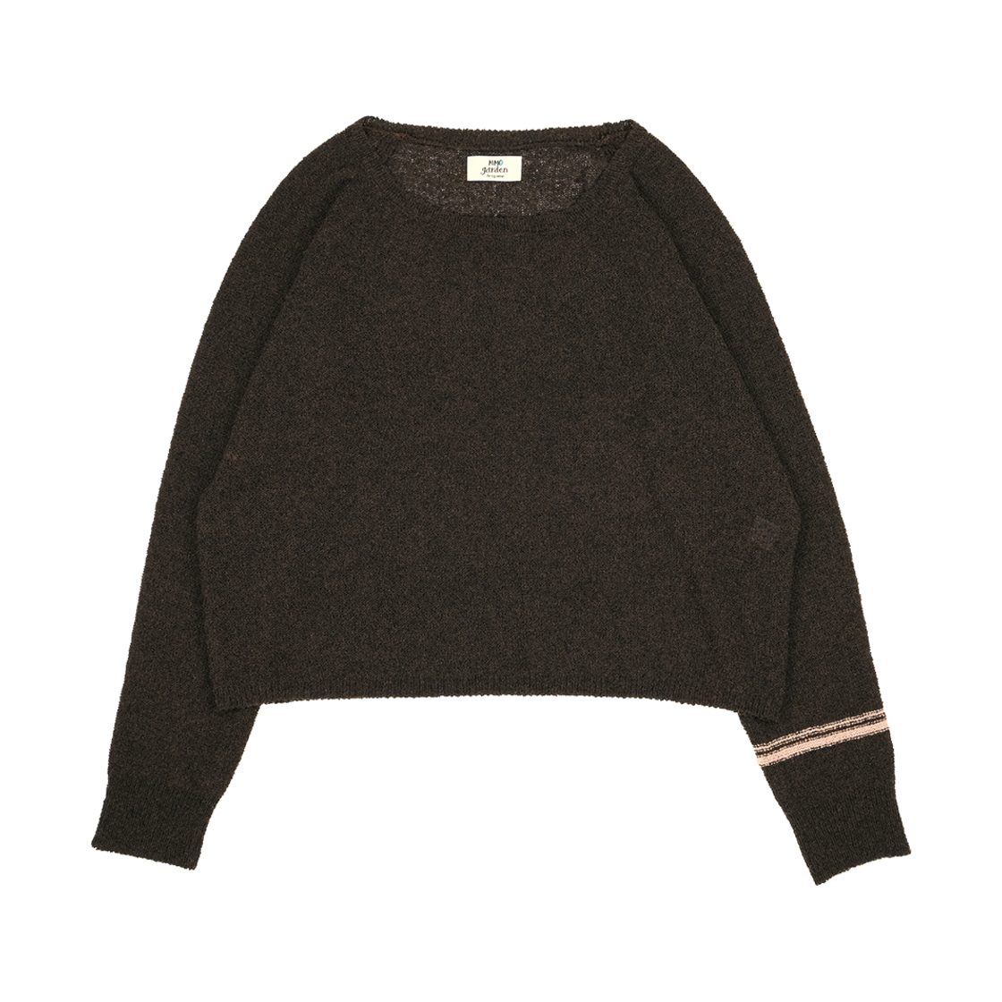 A-005 mmogarden W Bangle Boucle Knit Soil Brown