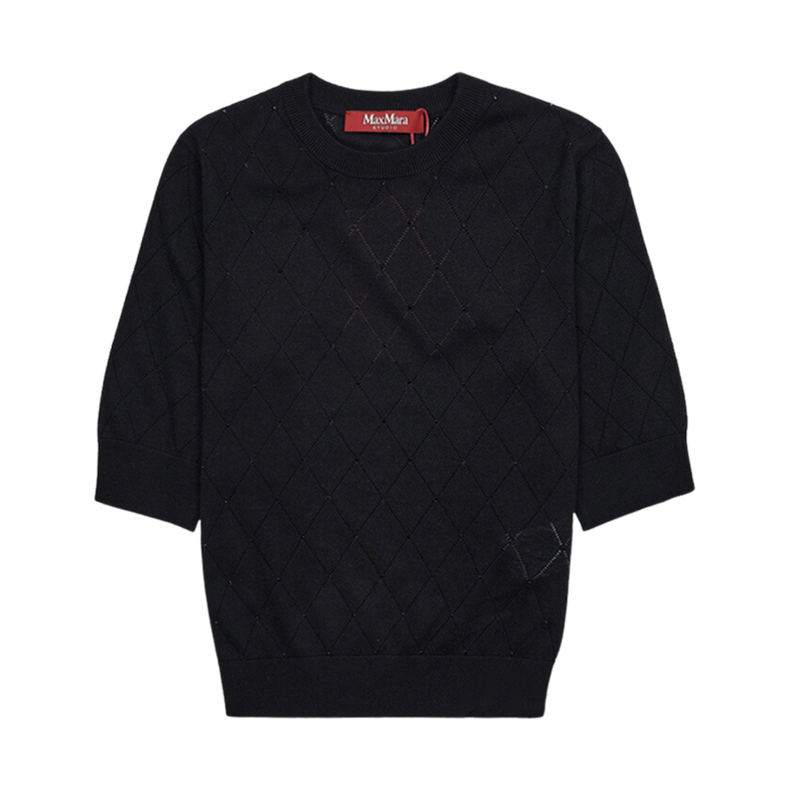 PATRIK-009 (W) Max Mara Studio Patrik Wool Silk Knit Black