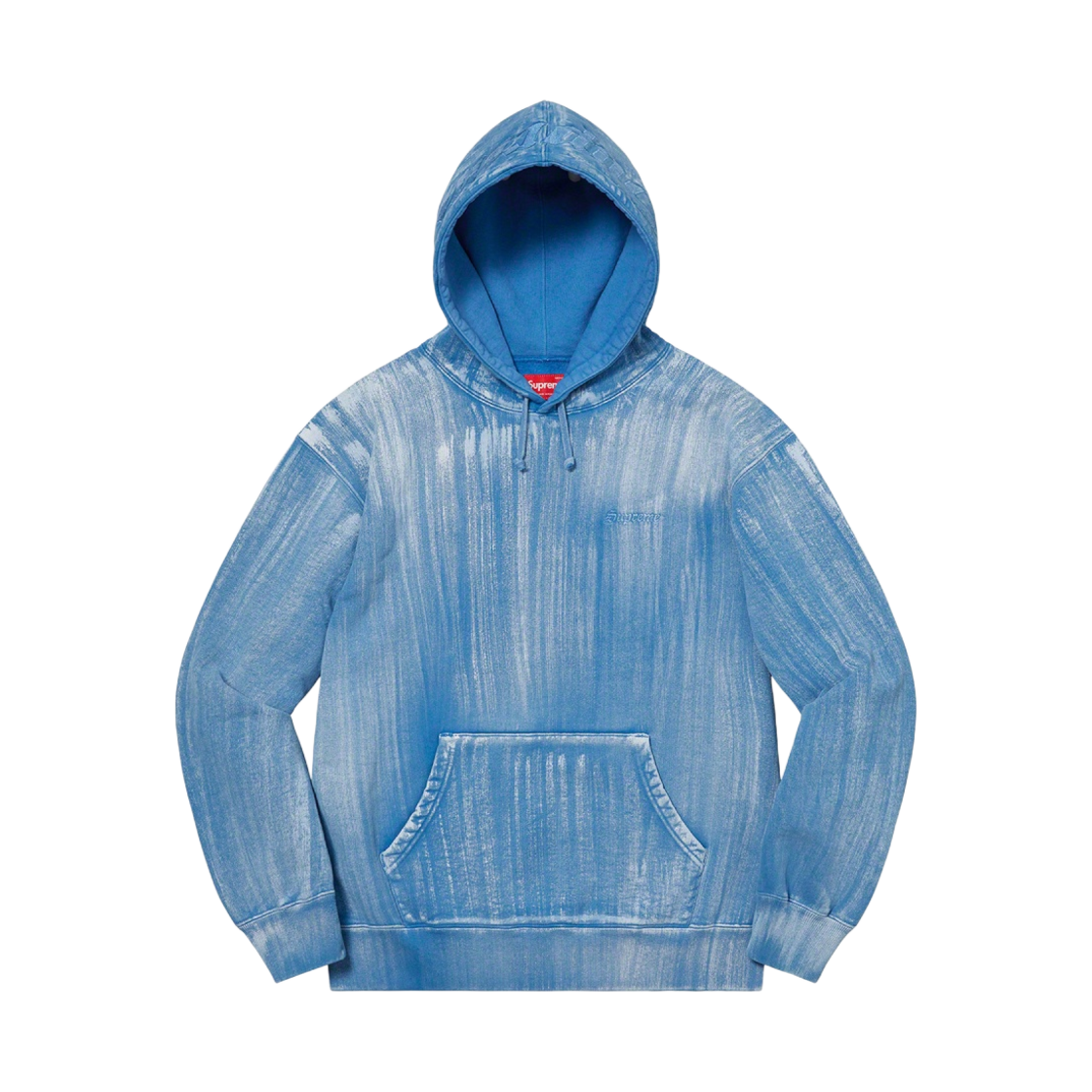슈프림 브러쉬 스트로크 후드 스웨트셔츠 페일 로얄 - 21SS(Supreme Brush Stroke Hooded Sweatshirt Pale Royal - 21SS) - 1