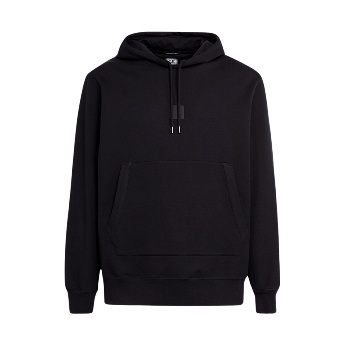 15CLSS366A006452W999 C.P. Company Metropolis Series Stretch Fleece Logo Hoodie Black - 23FW