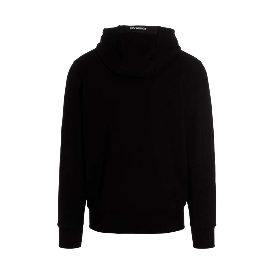 C.P. 컴퍼니 다이애그널 레이즈드 플리스 풀오버 후드 블랙 - 21FW(C.P. Company Diagonal Raised Fleece Pullover Hoodie Black - 21FW) - 2