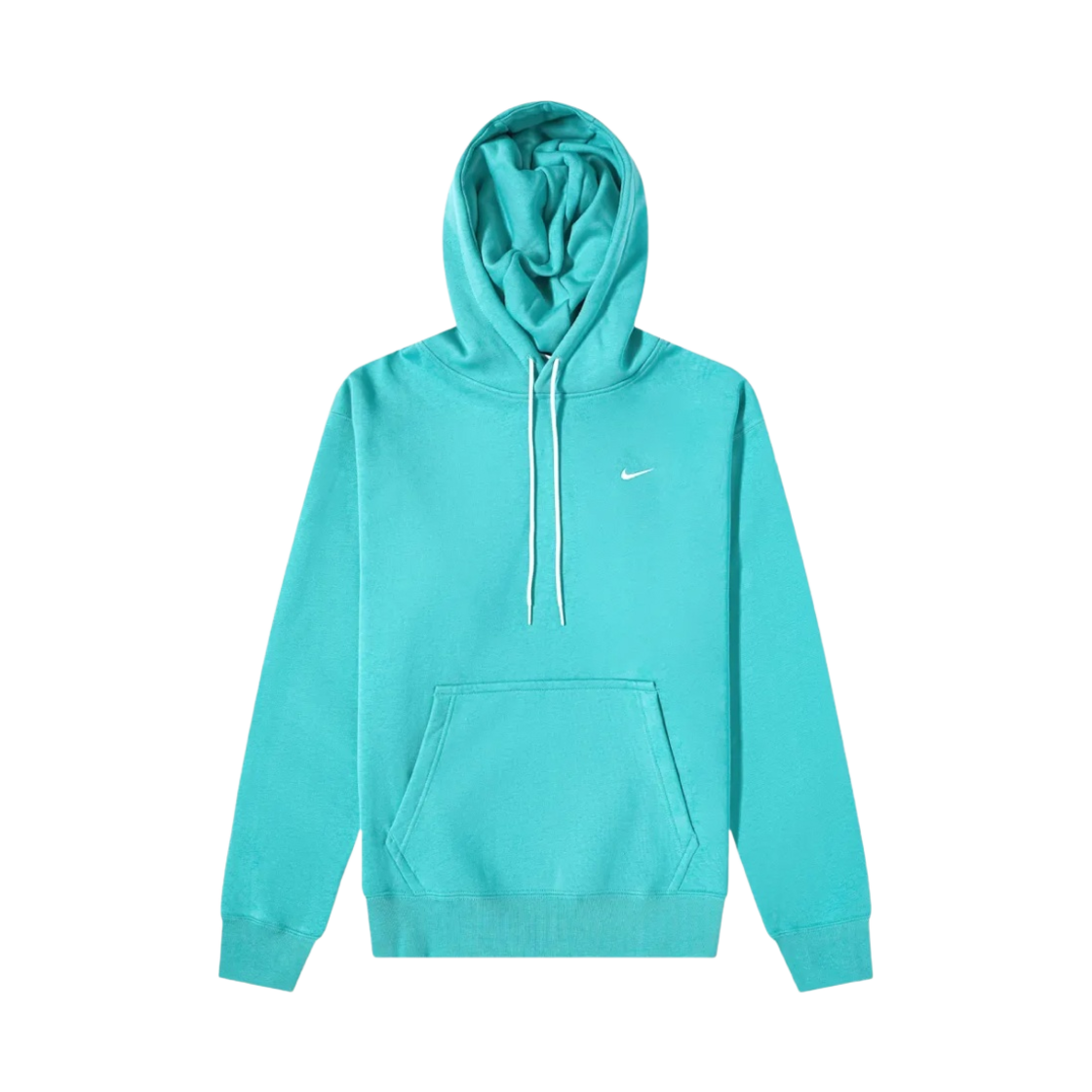 나이키 NRG 솔로 스우시 플리스 후드 워시드 틸 - 아시아(Nike NRG Solo Swoosh Fleece Hoodie Washed Teal - Asia)