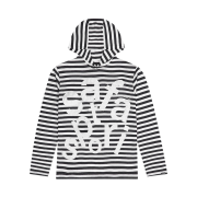 [KREAM 단독] Safarispot Ticketing Stripe Border Hoodie White