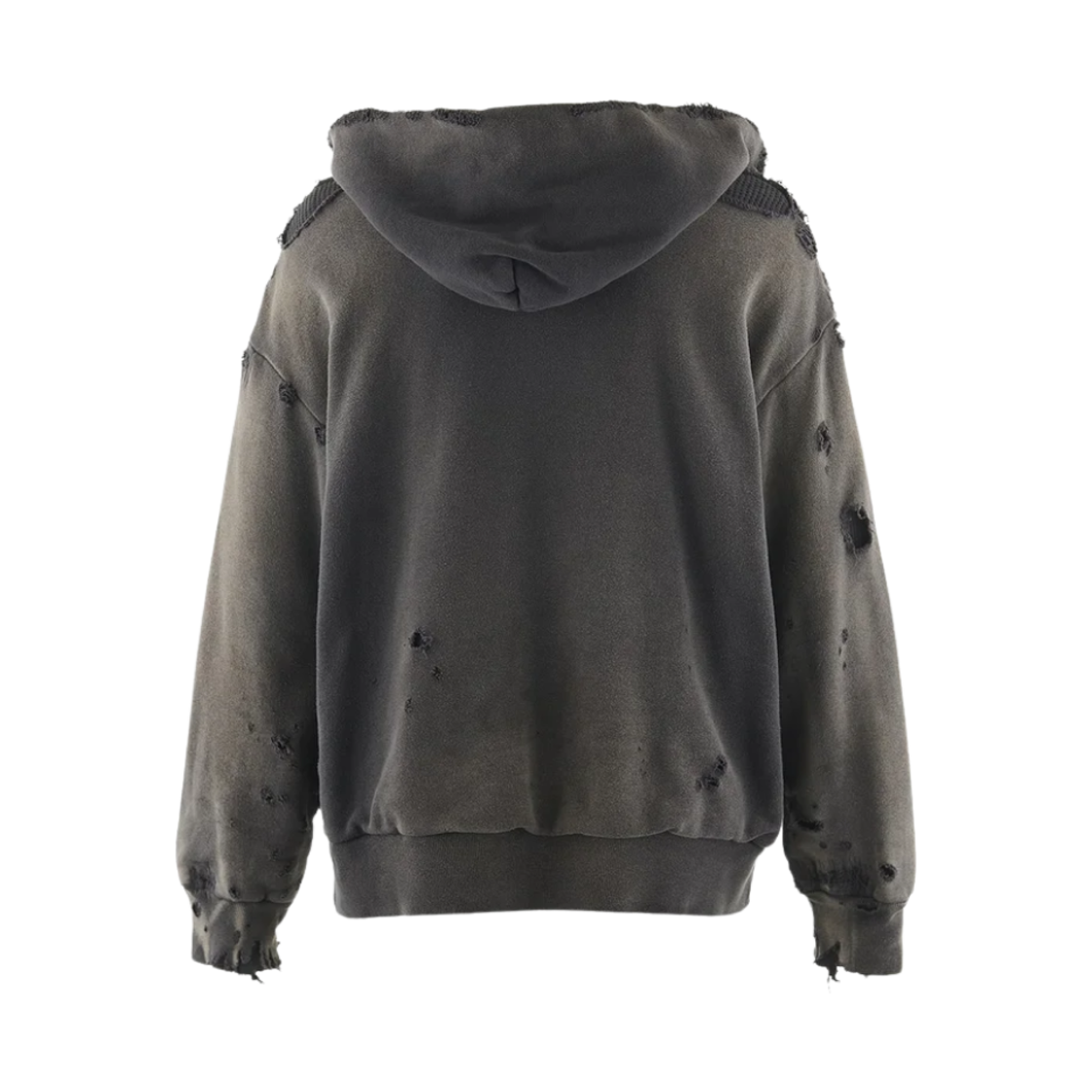 세인트 마이클 더블 페이스 후드 차콜 - 24FW(Saint Mxxxxxx Double Face Hoodie Chacoal - 24FW) - 2
