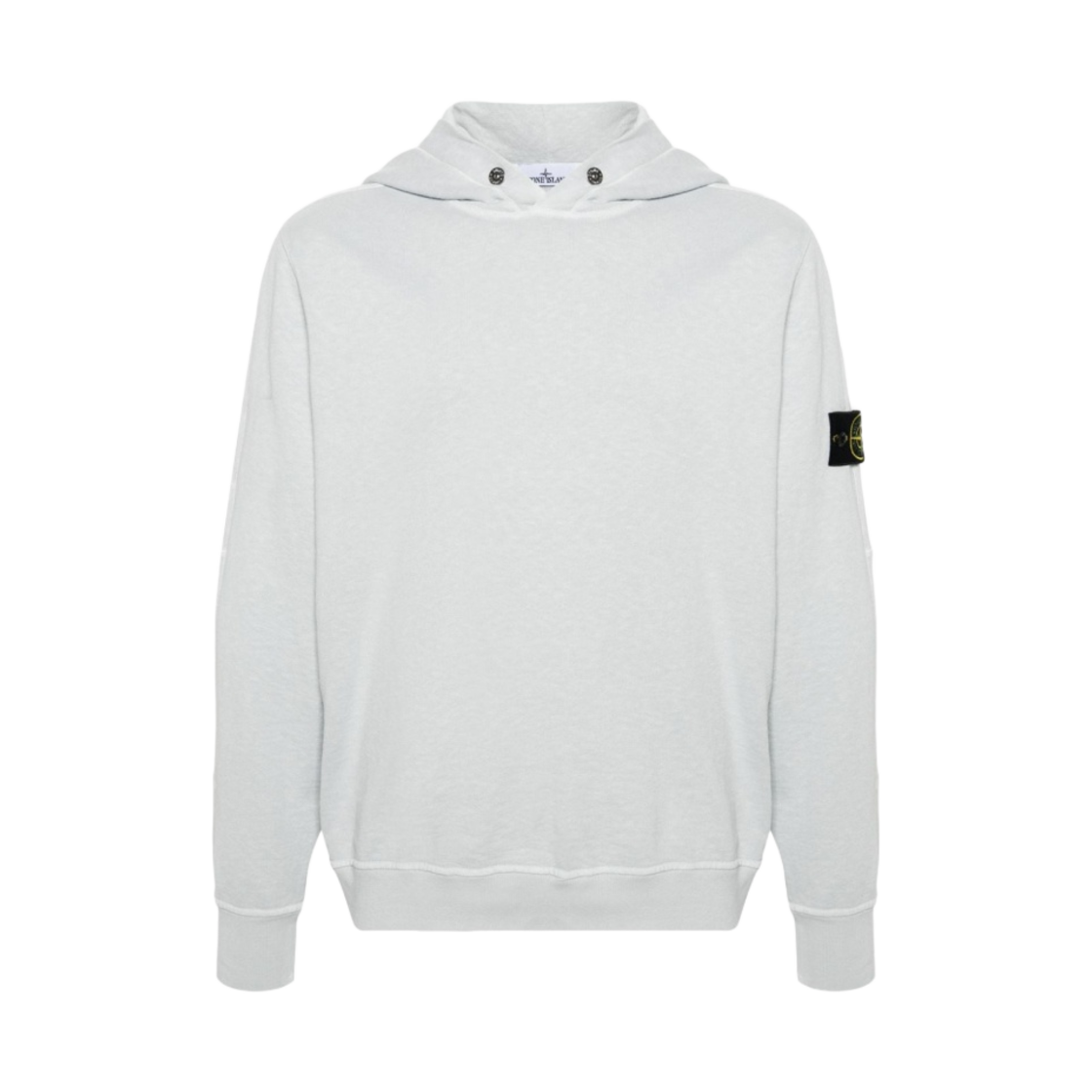 스톤 아일랜드 65860 올드 트리트먼트 말파일 플리스 후드 스웨트셔츠 스카이 블루 - 24SS(Stone Island 65860 Old Treatment Malfile Fleece Hooded Sweatshirt Sky Blue - 24SS) - 1