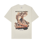 Wooyoungmi Volcano Back Logo T-Shirt Ivory