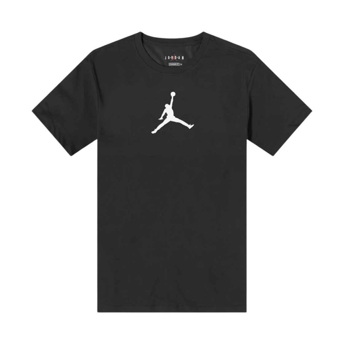 조던 점프맨 숏슬리브 크루 티셔츠 블랙 - 아시아(Jordan Jumpman Short Sleeve Crew T-Shirt Black - Asia)