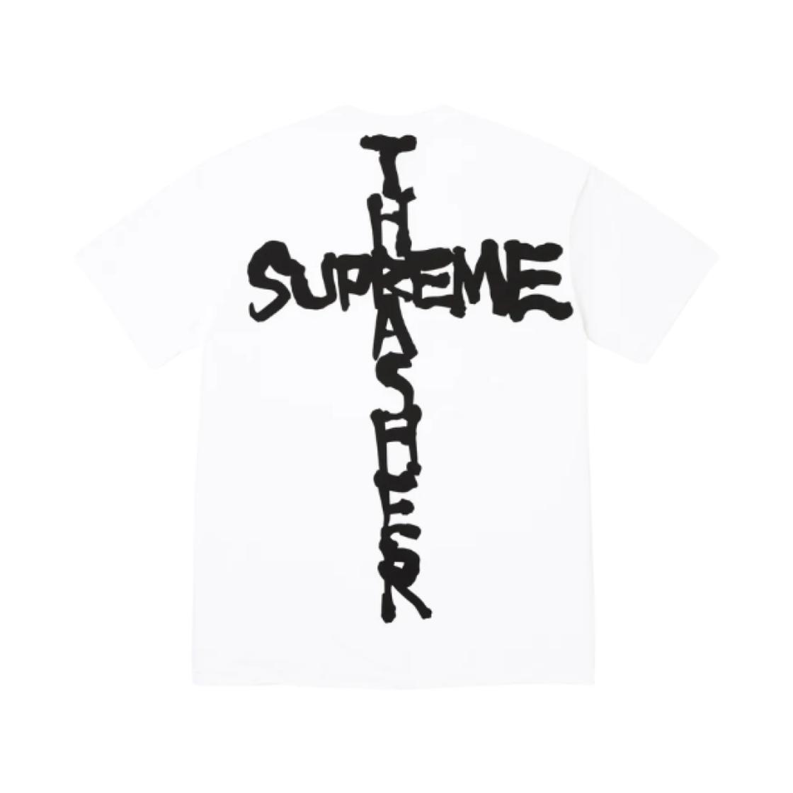 슈프림 x 트레셔 크로스 티셔츠 화이트 - 24FW(Supreme x Thrasher Cross T-Shirt White - 24FW)