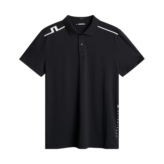 J.Lindeberg Lionel Regular Fit Polo Black