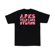 BAPE ABC Camo College ATS T-Shirt Black Pink