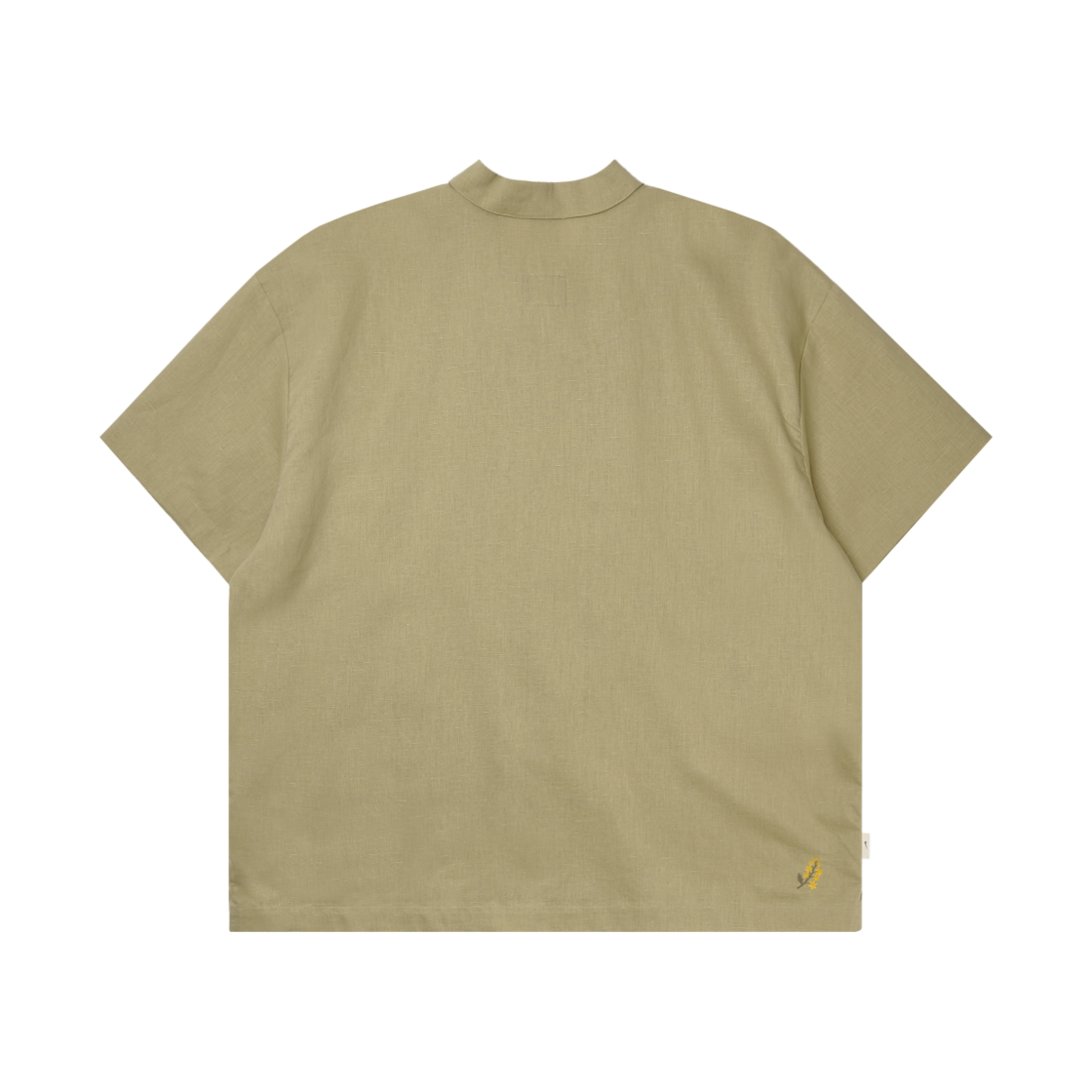 나이키 라이프 리넨 숏슬리브 셔츠 버튼 다운 파라슈트 베이지 바로크 브라운(Nike Life Linen Short Sleeve Shirt Button Down Parachute Beige Baroque Brown) - 2