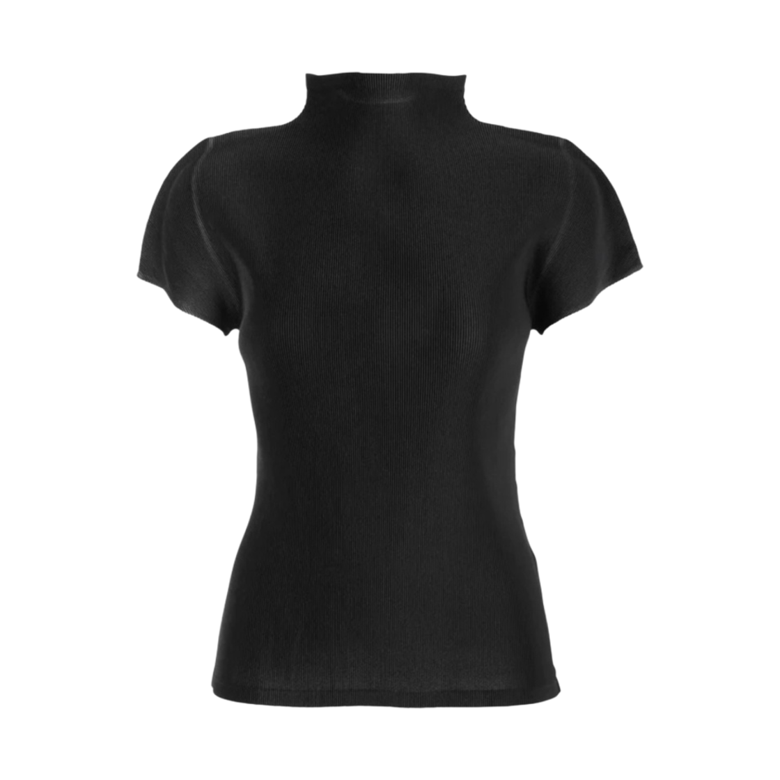 (W) 플리츠 플리즈 이세이 미야케 미스트 베이직 탑 블랙((W) Pleats Please Issey Miyake Mist Basics Top Black)